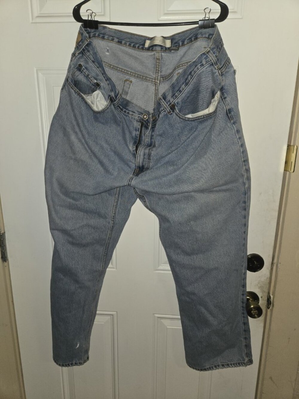 Urban Pipeline UP Jeans Mens 42 x 30 Blue Relaxed Straight Denim [see desc]